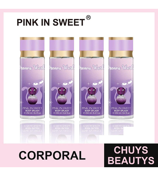 Body Splash "Dreams World" Pink In Sweet 250ml