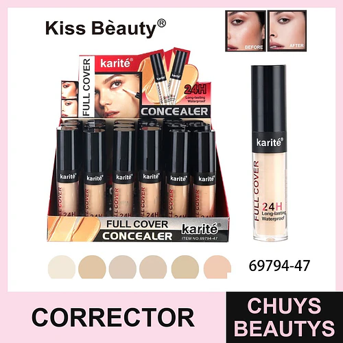 Corrector Karité de cobertura completa 24H resistente al agua - Chuys Beautys | Chuys Beautys