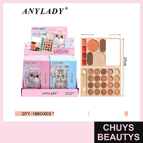 Paleta de Maquillaje Completa ANYLADY Your Love Inspires Me y Ice Cream - Chuys Beautys | Chuys Beautys
