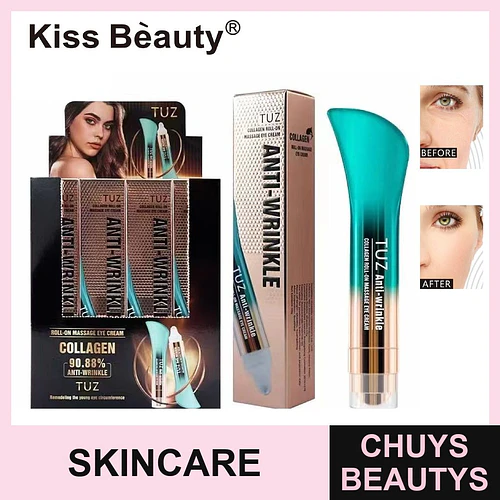 Crema para Ojos Roll-on TUZ Anti-arrugas con Colágeno - Chuys Beautys | Chuys Beautys
