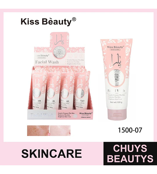 Kiss Beauty Skin Clinic Facial Wash Hidratante y Limpiador Suave