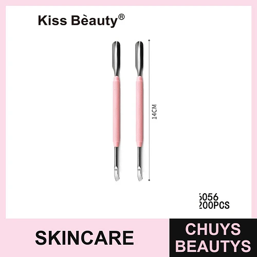 Empujador y limpiador de cutículas doble Kiss Bèauty 14cm - Chuys Beautys | Chuys Beautys
