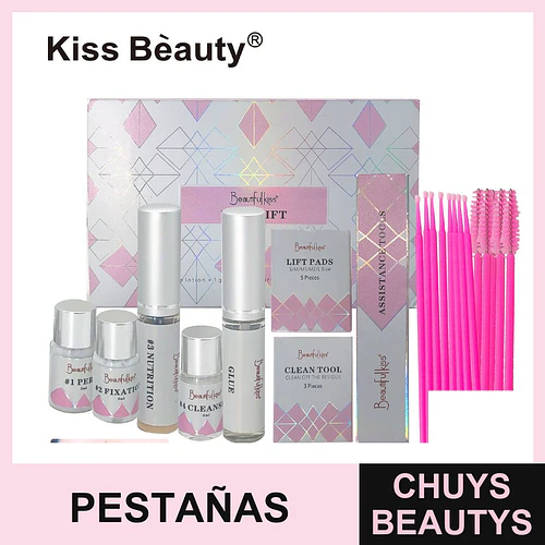 Kit Profesional de Lifting de Pestañas Kiss Bèauty con Accesorios Completos - Chuys Beautys | Chuys Beautys