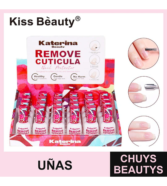 Removedor de Cutículas Katerina Beauty Protector de Uñas