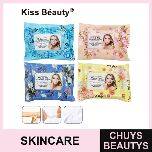 Toallitas Desmaquillantes Faciales Suaves Kiss Bèauty - Chuys Beautys | Chuys Beautys
