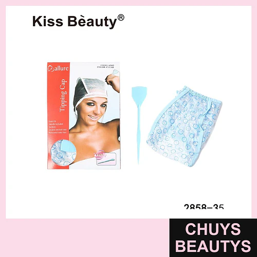 Gorro para Mechas Transparente con Aguja Kiss Bèauty Allure - Chuys Beautys | Chuys Beautys
