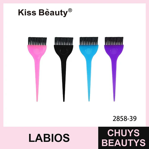 Set de 4 brochas aplicadoras de tinte para cabello Kiss Bèauty - Chuys Beautys | Chuys Beautys