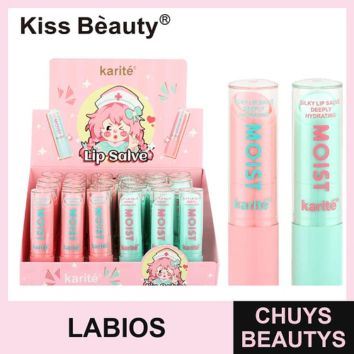 Bálsamo Labial Sedoso Hidratante Profundo Kiss Beauty Karité - Chuys Beautys | Chuys Beautys
