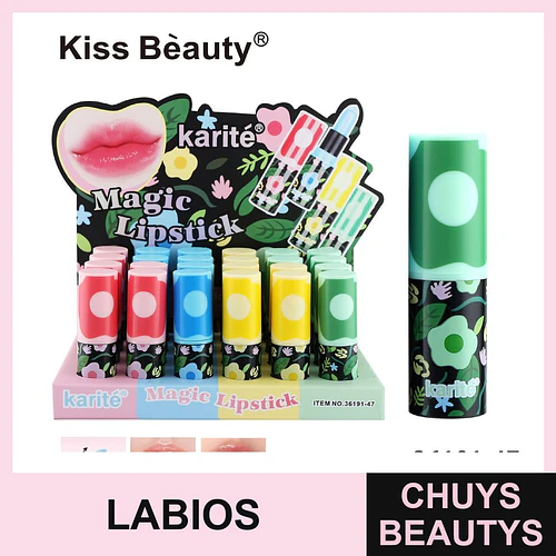Labial Mágico Karité Kiss Beauty que Cambia de Color - Chuys Beautys | Chuys Beautys