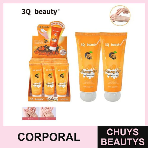 Crema de Manos Hidratante 3Q beauty con Naranja y Vitamina E - Chuys Beautys | Chuys Beautys