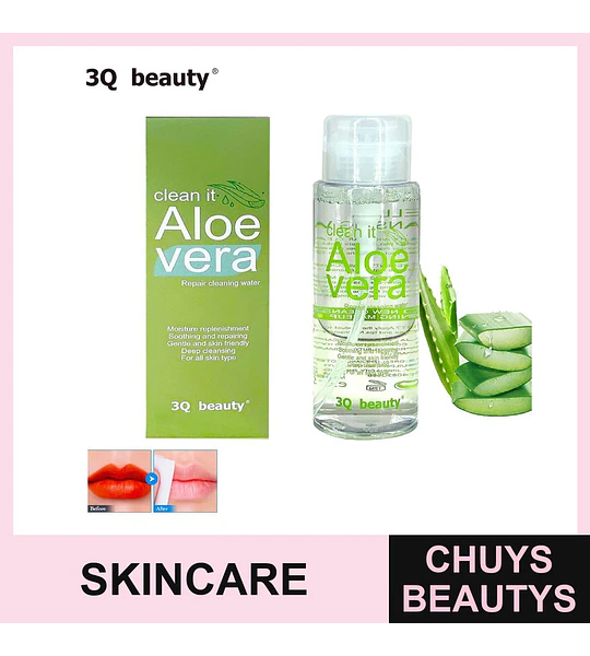 Agua Limpiadora Reparadora con Aloe Vera 3Q Beauty 290ml