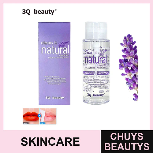 Agua limpiadora natural 3Q beauty de lavanda para todo tipo de piel - Chuys Beautys | Chuys Beautys