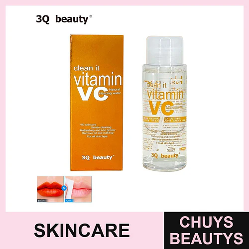 Agua Limpiadora Natural con Vitamina C 3Q Beauty - Chuys Beautys | Chuys Beautys