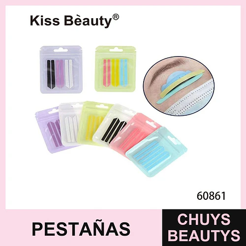 Kit de Almohadillas de Silicona Reutilizables para Lifting de Pestañas Kiss Bèauty - Chuys Beautys | Chuys Beautys