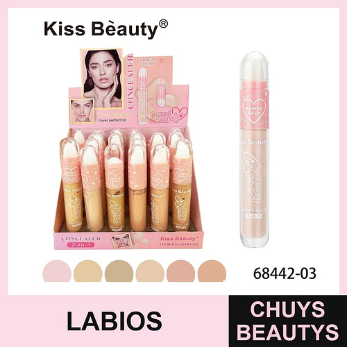 Corrector y Primer Balm 2 en 1 Sweet Heart Kiss Beauty - Chuys Beautys | Chuys Beautys