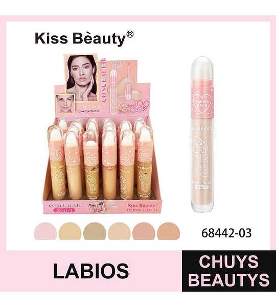 Corrector y Primer Balm 2 en 1 Sweet Heart Kiss Beauty
