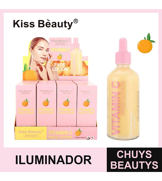 Loción Facial Iluminadora con Vitamina C Kiss Bèauty Skin Clinic