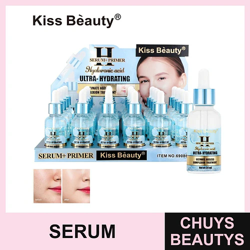 Serum y Primer Kiss Beauty con Ácido Hialurónico Ultra-Hidratante - Chuys Beautys | Chuys Beautys