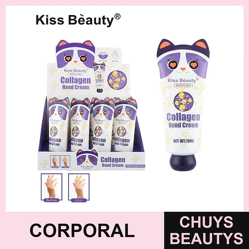 Crema de Manos Hidratante con Colágeno Kiss Bèauty Skin Clinic - Chuys Beautys | Chuys Beautys