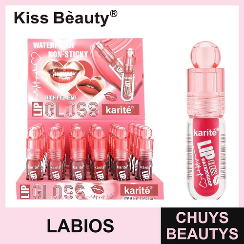 Brillo Labial Karité Waterproof de Alta Pigmentación y Larga Duración - Chuys Beautys | Chuys Beautys