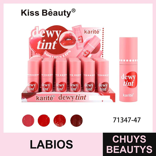 Tinte Labial Hidratante Dewy Kiss Bèauty Karité para Labios Suaves - Chuys Beautys | Chuys Beautys