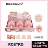 Polvo Compacto Kiss Beauty Smooth & Delicate con Control de Aceite y Acabado Mate 2