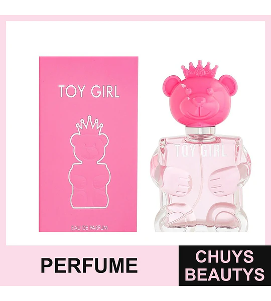 Perfume Eau de Parfum Toy Girl con diseño de oso y corona 100ml