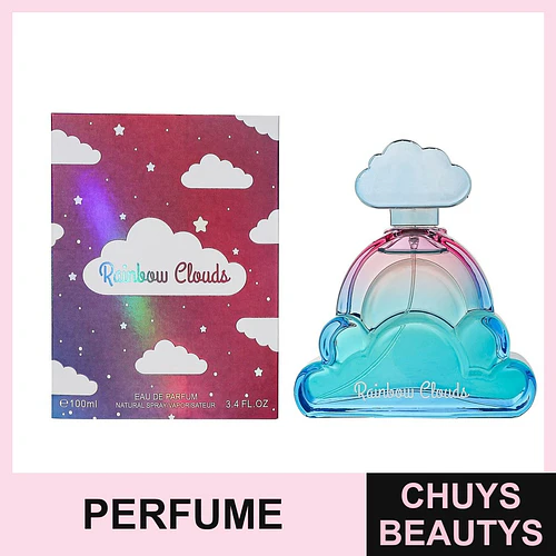 Eau de Parfum Rainbow Clouds con diseño de nube y arcoíris 100ml - Chuys Beautys | Chuys Beautys