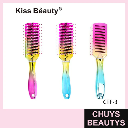 Cepillo de Pelo Ventilado con Diseño Degradado Kiss Bèauty - Chuys Beautys | Chuys Beautys