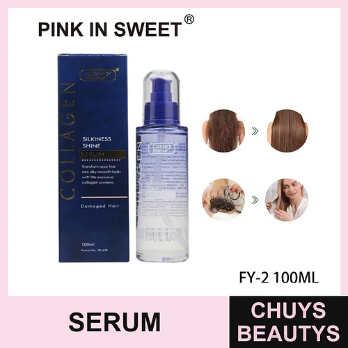 Serum capilar de colágeno Pink In Sweet para brillo y sedosidad en cabello dañado - Chuys Beautys | Chuys Beautys