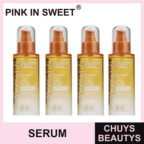 Serum Capilar PINK IN SWEET Luxury Shine con Keratina Dorada 100ml - Chuys Beautys | Chuys Beautys