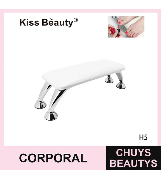 Cojín reposamanos ergonómico para manicura Kiss Bèauty