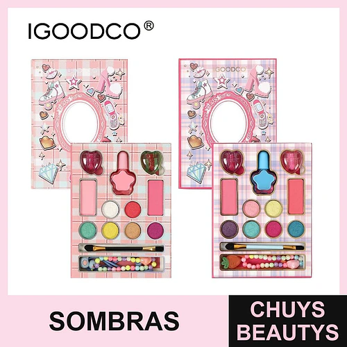 Paleta de Maquillaje Vibrante IGOODCO con Sombras de Ojos y Rubores - Chuys Beautys | Chuys Beautys