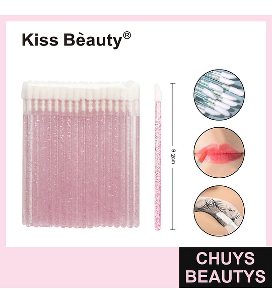 Aplicadores Microbrush Desechables de Precisión Kiss Bèauty 9.2cm, 400 Unidades