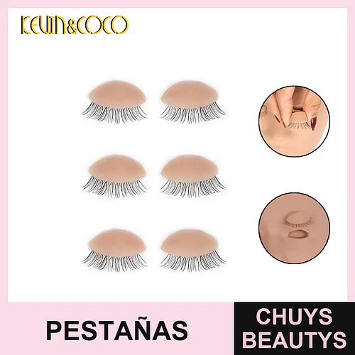 Pestañas postizas de práctica KEWIN&COCO para entrenamiento de maquillaje - Chuys Beautys | Chuys Beautys