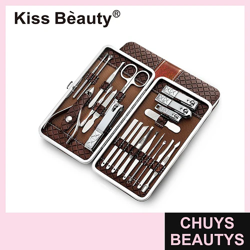 Set Profesional de Manicure y Pedicure Completo Kiss Bèauty 50 Piezas - Chuys Beautys | Chuys Beautys