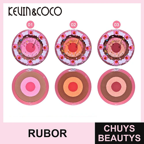 Paleta de Maquillaje Facial Kevin&Coco Multitono para Contorno y Rubor - Chuys Beautys | Chuys Beautys