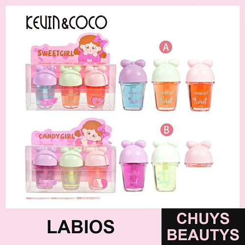 Aceite Labial Hidratante Sweet Lip Oil KEVIN&COCO con Diseño Encantador - Chuys Beautys | Chuys Beautys