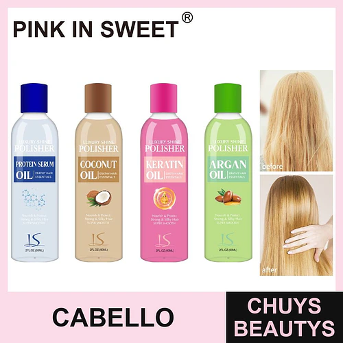 Pink In Sweet Luxury Shine Polisher Aceite Capilar Nutritivo y Suavizante - Chuys Beautys | Chuys Beautys
