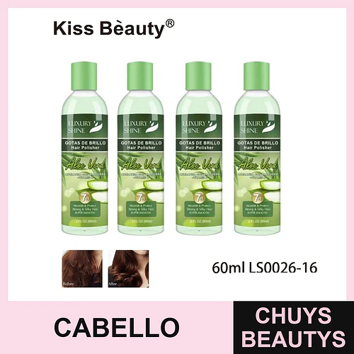 Pulidor Capilar con Aloe Vera para Brillo y Suavidad Kiss Bèauty - Chuys Beautys | Chuys Beautys