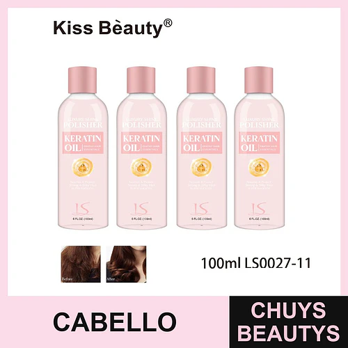 Kiss Bèauty Luxury Shine Keratin Oil Polisher para Cabello Fuerte y Sedoso - Chuys Beautys | Chuys Beautys