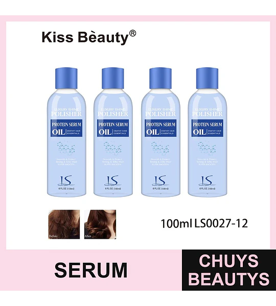 Kiss Bèauty Luxury Shine Polisher Serum de Proteína y Aceite Capilar