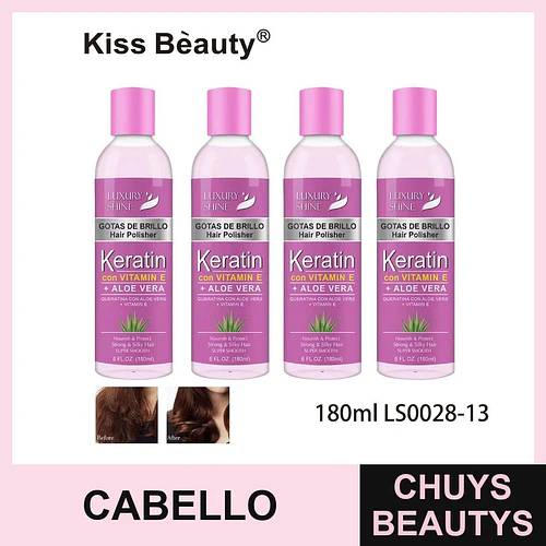 Pulidor Capilar con Keratina y Aloe Vera Kiss Beauty - Chuys Beautys | Chuys Beautys