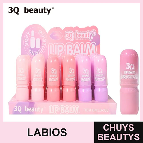 Bálsamo labial hidratante suave 3Q beauty tonos pastel - Chuys Beautys | Chuys Beautys