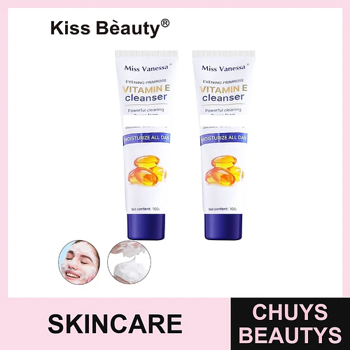 Limpiador facial hidratante con Vitamina E y Onagra Miss Vanessa 100ml - Chuys Beautys | Chuys Beautys