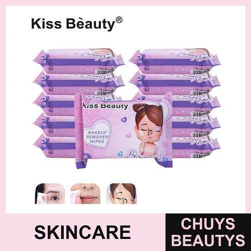 Toallitas Desmaquillantes Suaves Kiss Beauty para Limpieza Facial Profunda - Chuys Beautys | Chuys Beautys