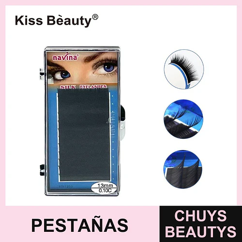 Pestañas de Seda Navina 13mm 0.10C para Volumen Natural - Chuys Beautys | Chuys Beautys