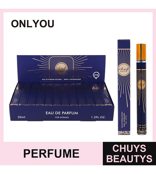 Perfume Spray Natural Emaan Onlyou para Mujer 35ml