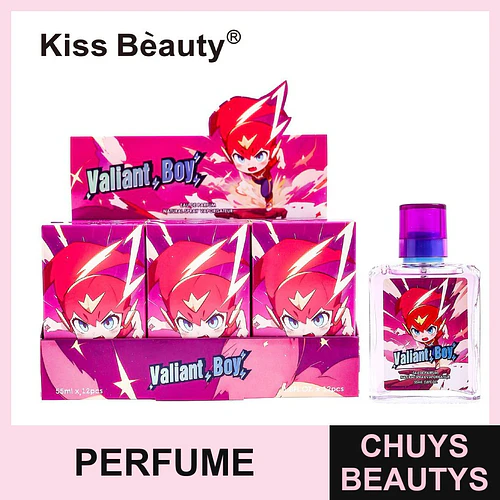 Fragancia Eau de Parfum Kiss Beauty Valiant Boy para hombre 55ml - Chuys Beautys | Chuys Beautys