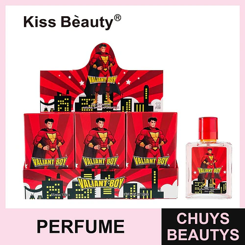 Kiss Bèauty Valiant Boy Eau de Parfum para Hombre 55ml - Chuys Beautys | Chuys Beautys